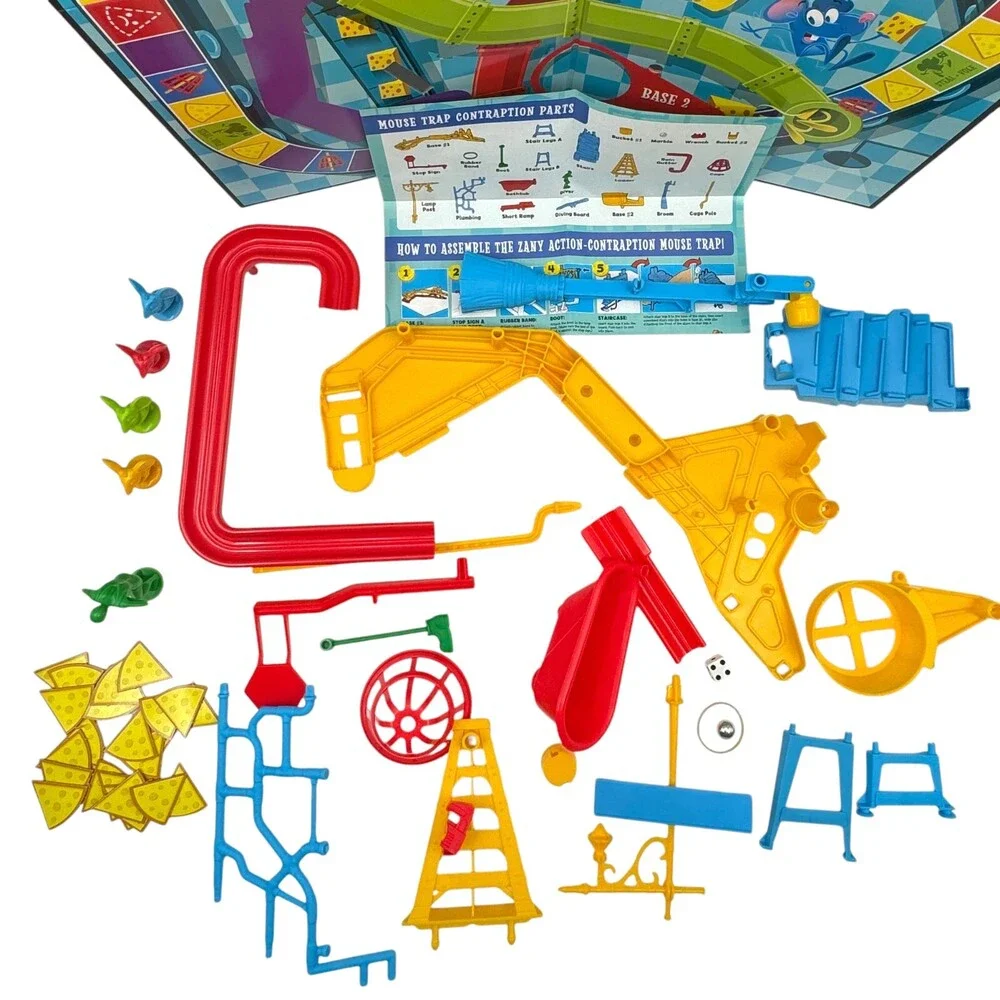 Mousetrap Mouse Trap Board Game Kids Family Complete Christmas Birthday Goldberg - Picture 6 of 12